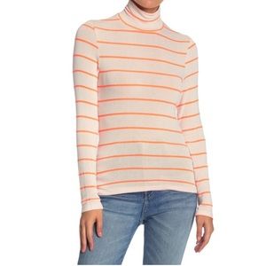 Good Luck Gem Neon & Oatmeal Turtleneck